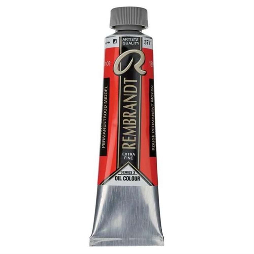 Rembrandt Yagli Boya 40 ml Seri 3 Permanent Red Medium 377