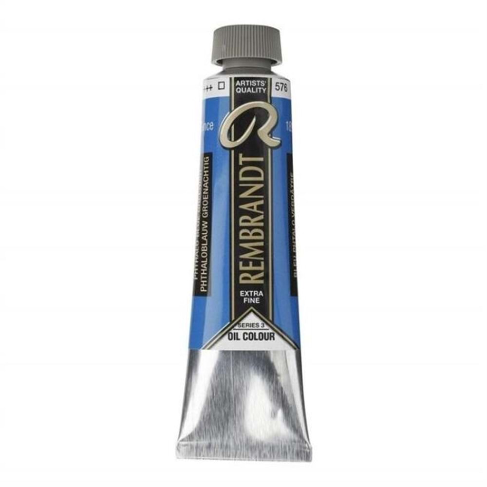 Rembrandt Yagli Boya 40 ml Seri 3 Phthalo Blue Green 576