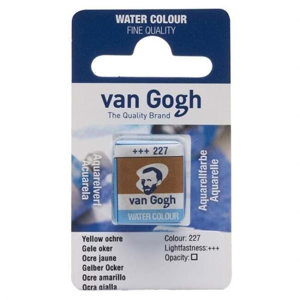 Talens Van Gogh Yarim Tablet Sulu Boya Yellow Ochre 227