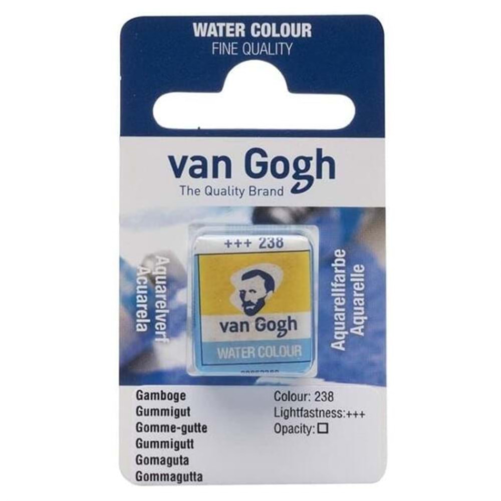 Talens Van Gogh Yarim Tablet Sulu Boya Gamboge 238