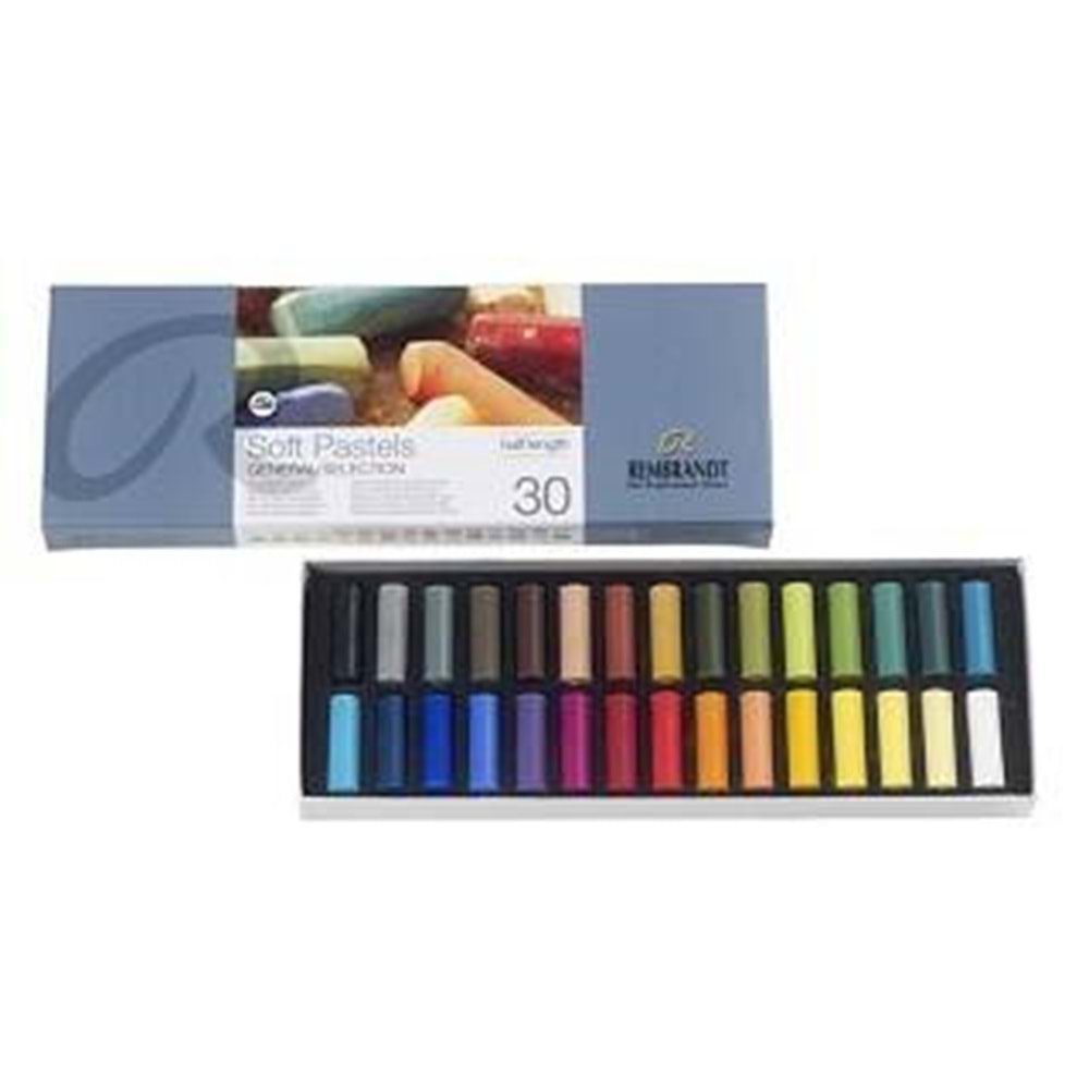 Talens Rembrandt Soft Pastel Boya 30 Renk Yarım Boy