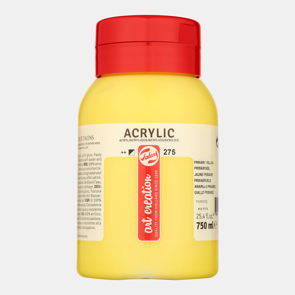 Talens Art Creation Akrilik Boya 750 ml Primary Yellow 275