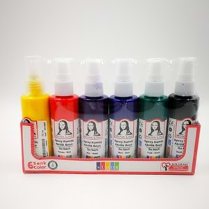 Monalisa Sprey Kumas Akrilik Boya 6x70 ml