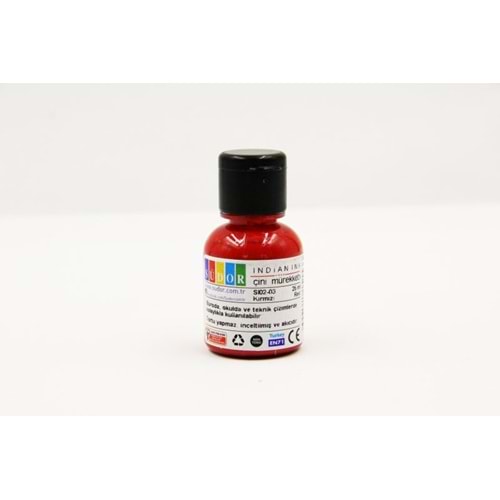 Südor Çini Mürekkebi 25ml Kirmizi