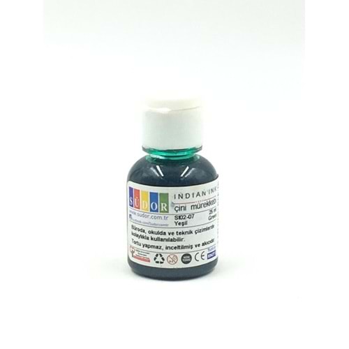 Südor Çini Mürekkebi 25ml Yesil