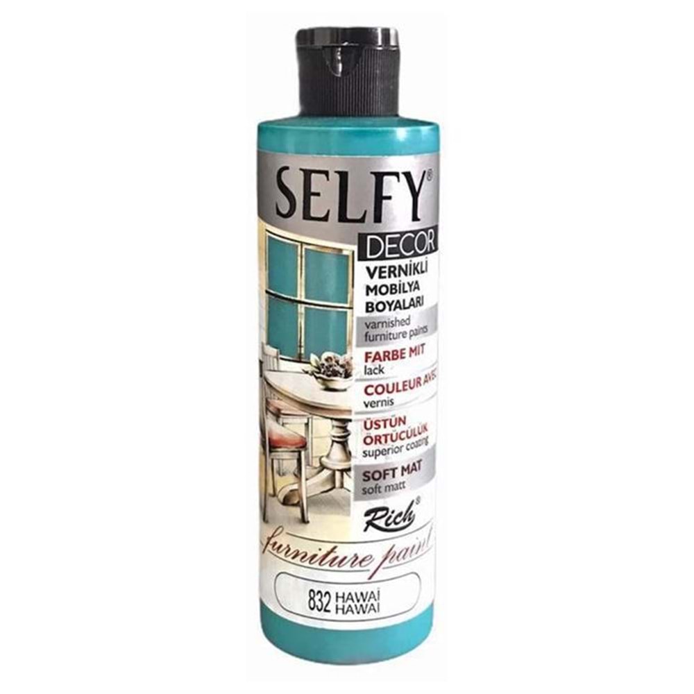 Rich Selfy Decor Vernikli Mobilya Boyasi 240 cc Hawai