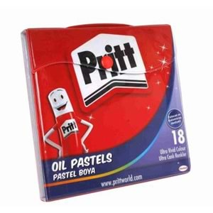 Pritt Pastel Boya 18 Renk Çantalı